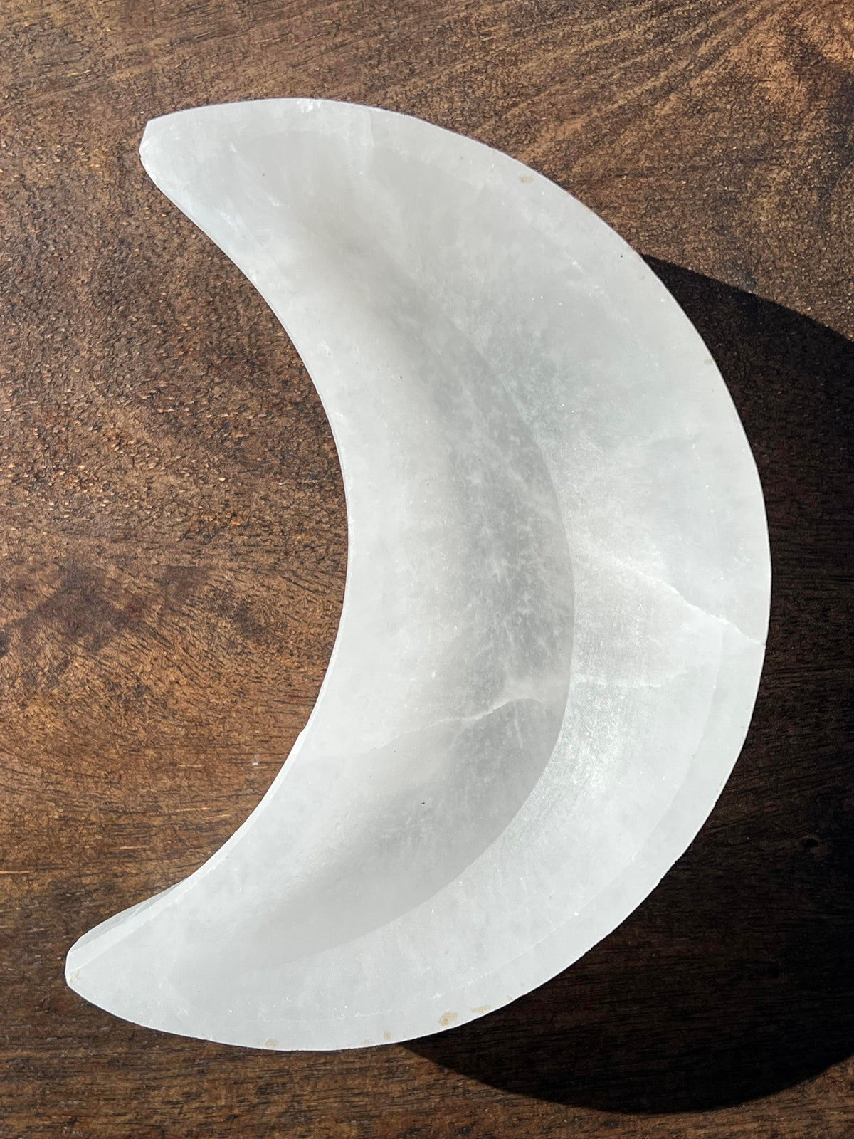 Healing Stone Crystal Bowls Natural Moon Selenite With 7 Stone Chakra 925 Sterling Silver Chain Pendant - YoTreasure