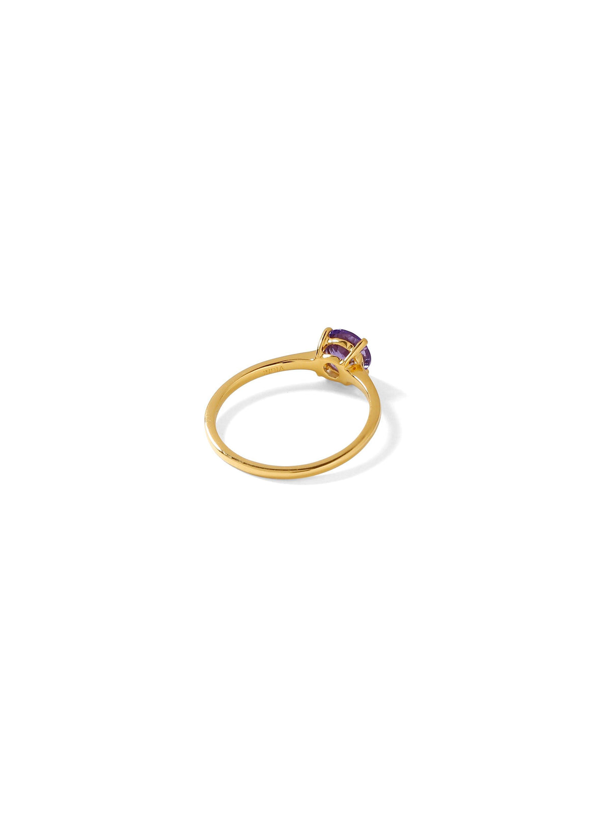 0.91 Ct Tanzanite Solid 10k Yellow Gold Solitaire Ring Jewelry - YoTreasure