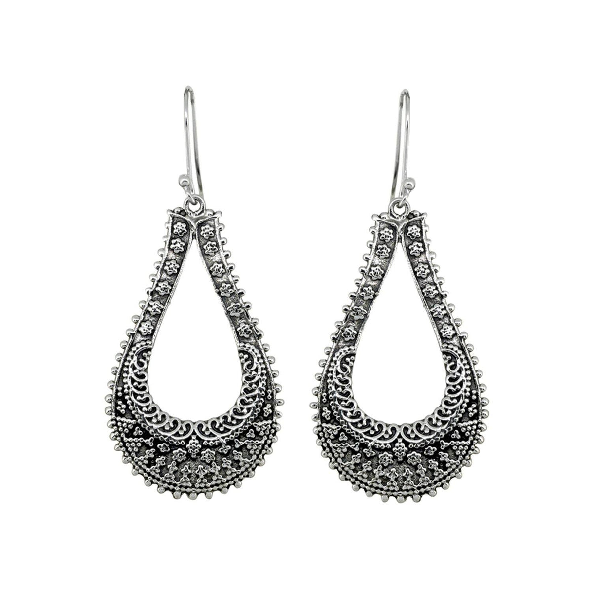 Solid 925 Sterling Silver Dangle Earrings Jewelry - YoTreasure