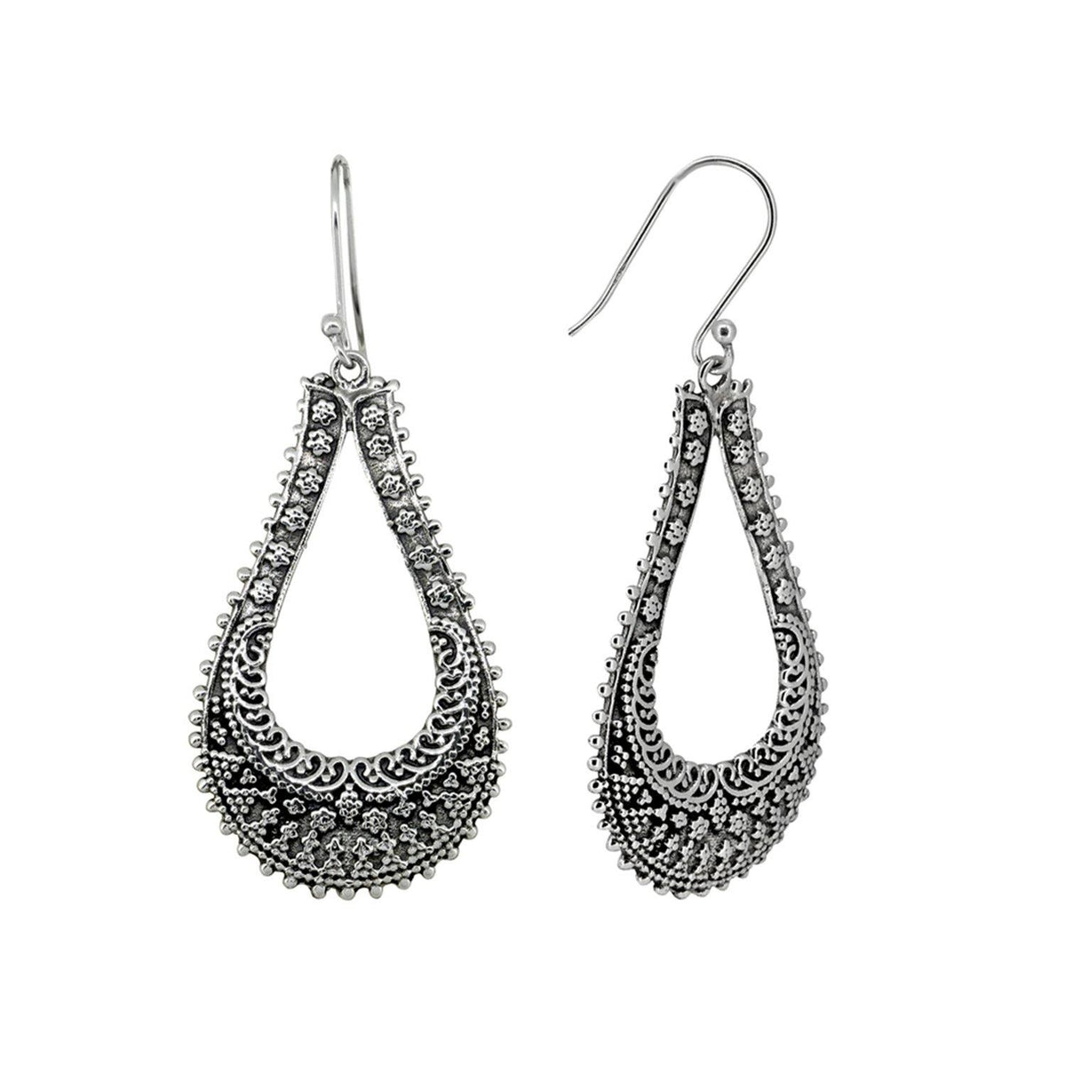 Solid 925 Sterling Silver Dangle Earrings Jewelry - YoTreasure