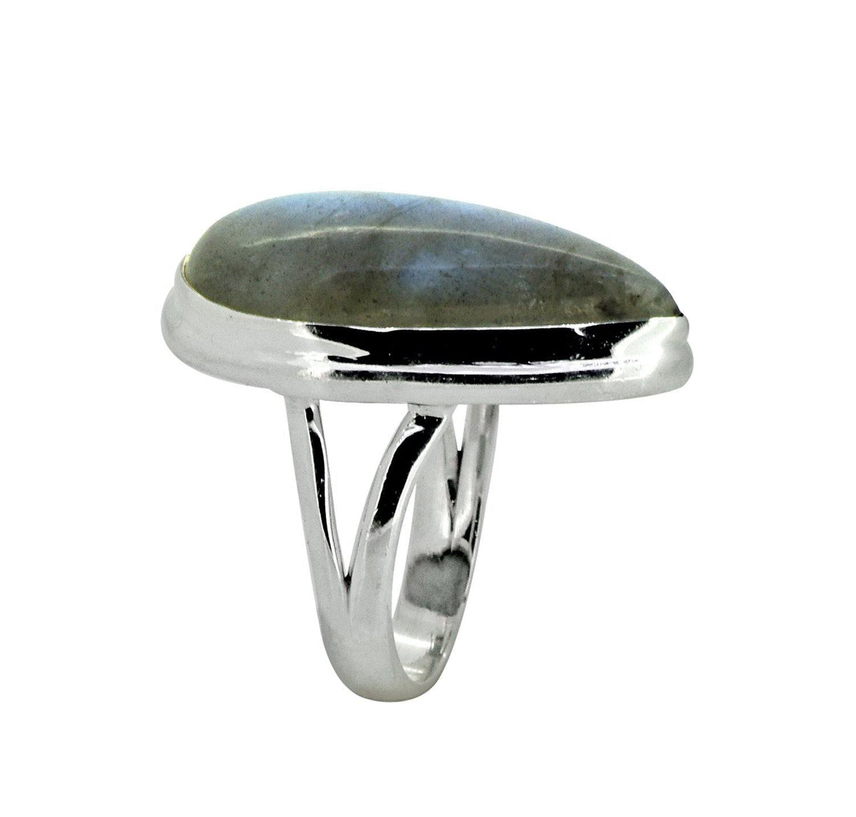 Labradorite Solid 925 Sterling Silver Ring Jewelry - YoTreasure