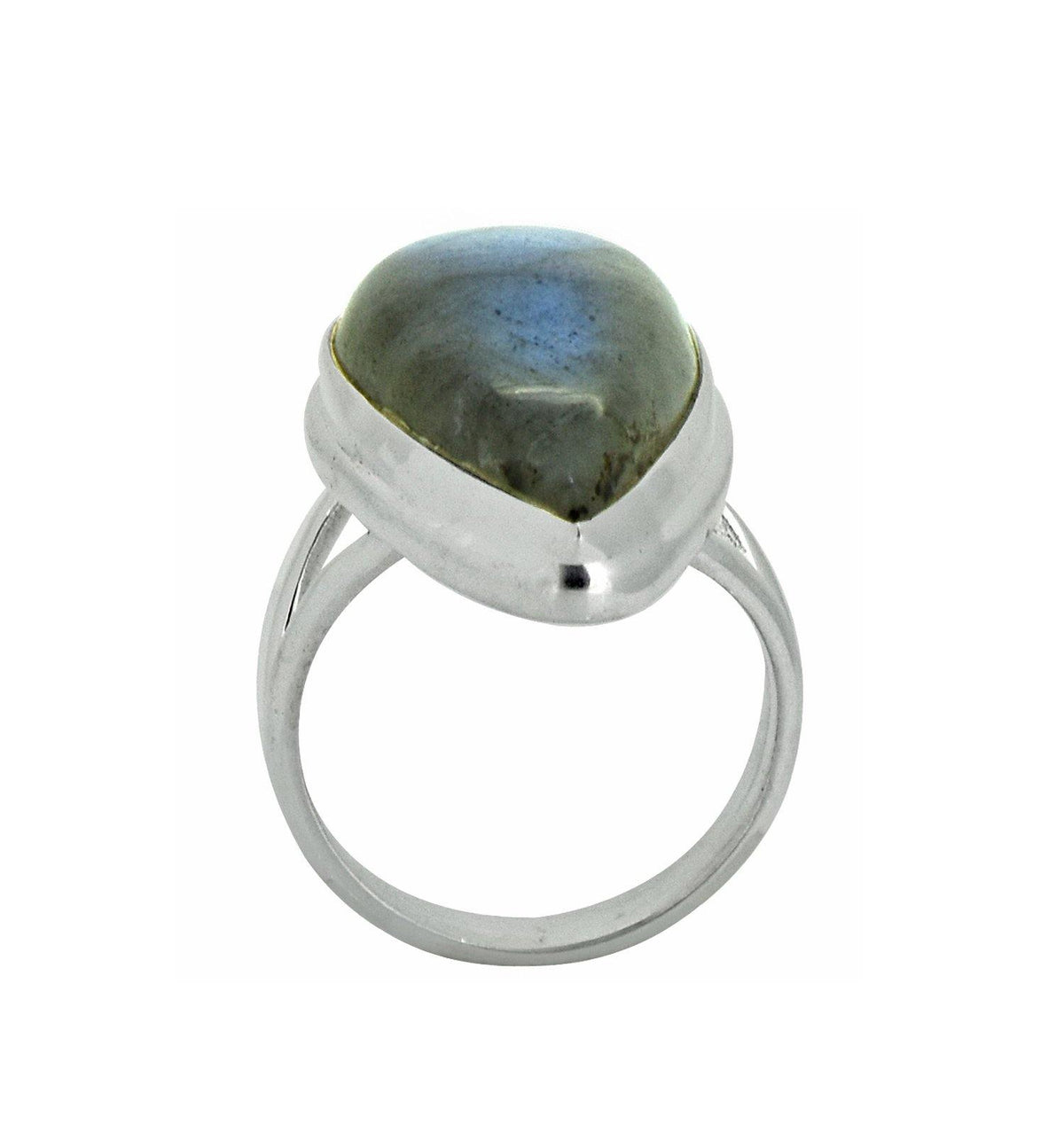 Labradorite Solid 925 Sterling Silver Ring Jewelry - YoTreasure
