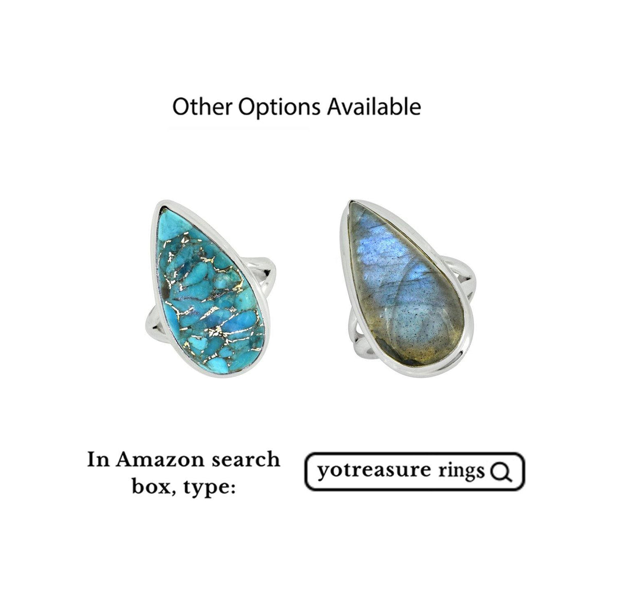 Labradorite Solid 925 Sterling Silver Ring Jewelry - YoTreasure