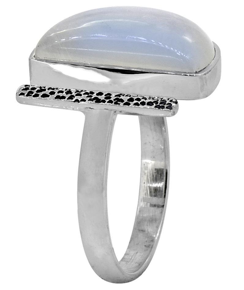 Moonstone Solid 925 Sterling Silver Designer Ring Jewelry - YoTreasure
