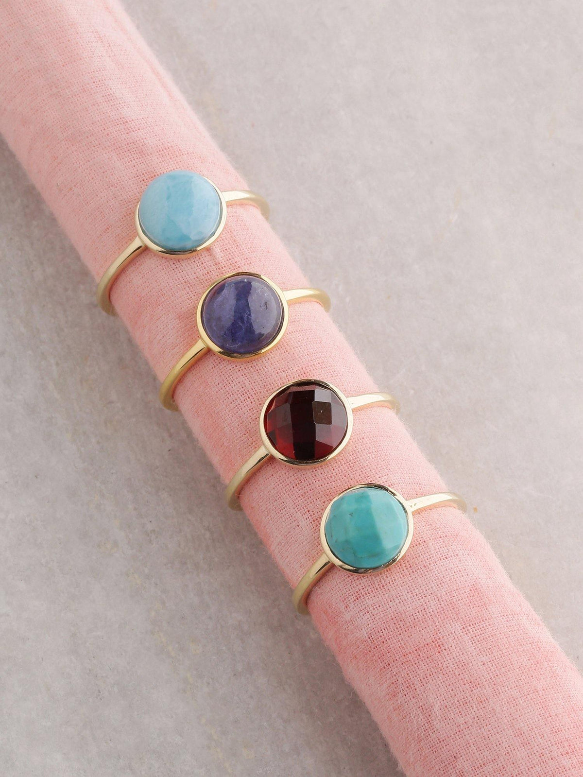 Tanzanite Solid 10k Yellow Gold Ring Jewelry - YoTreasure