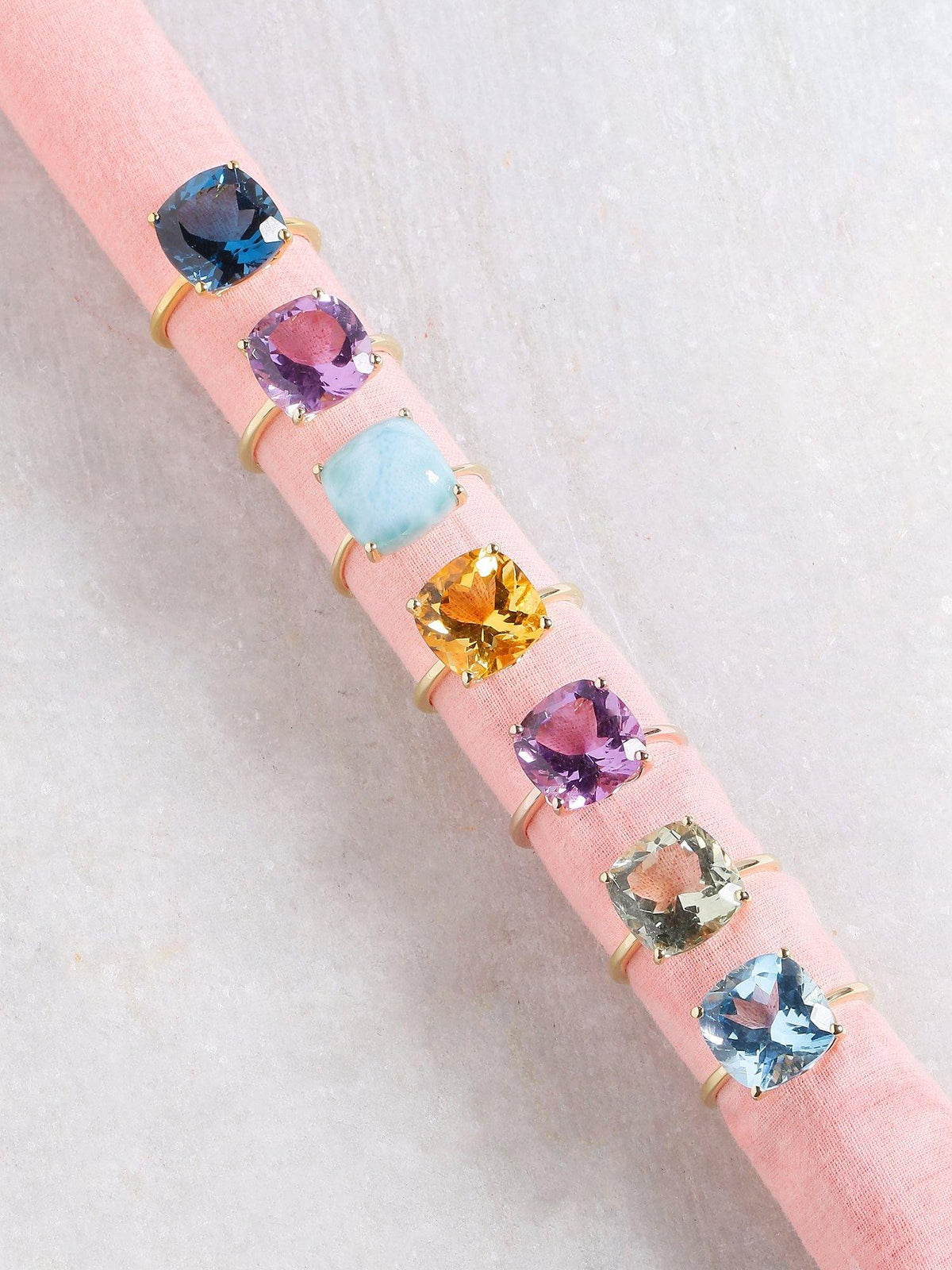 7.50 Ct Sky Blue Topaz Solid 10k Yellow Gold Ring Jewelry - YoTreasure