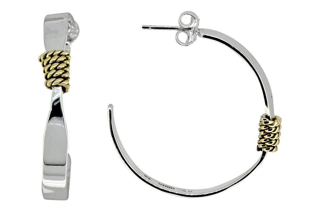 Solid 925 Sterling Silver Brass Dangle Earrings Jewelry - YoTreasure