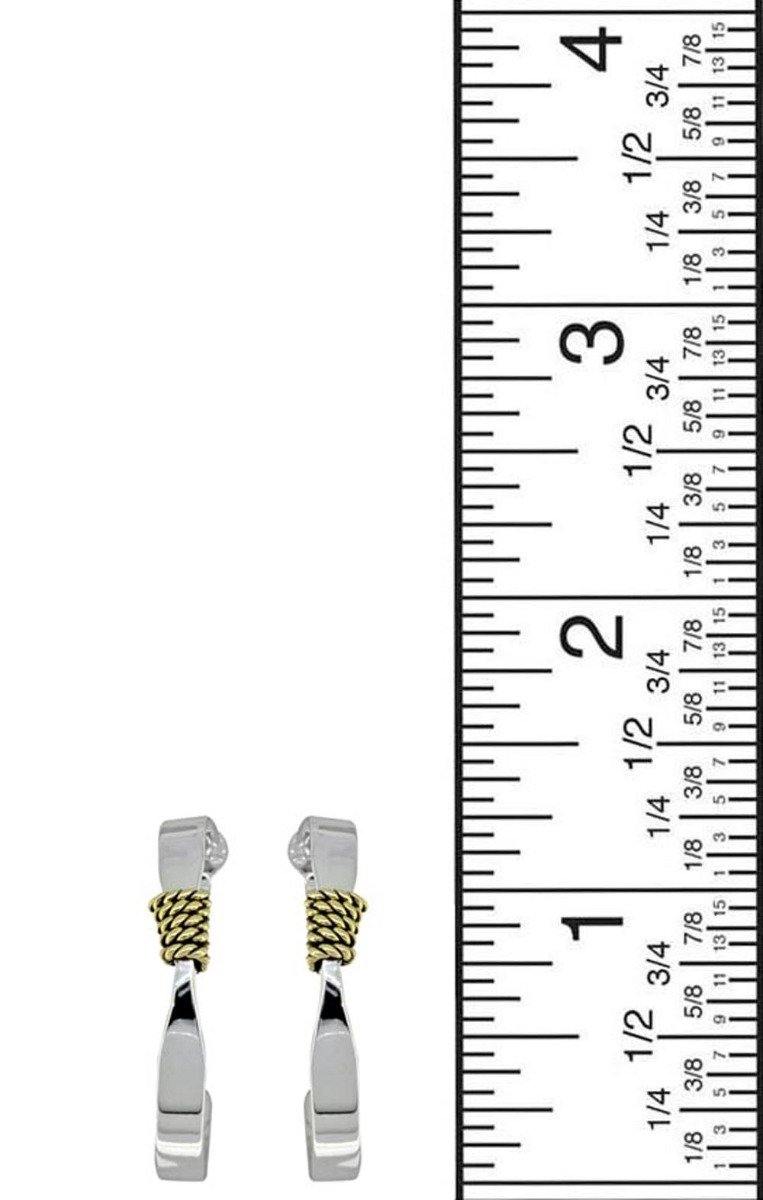 Solid 925 Sterling Silver Brass Dangle Earrings Jewelry - YoTreasure