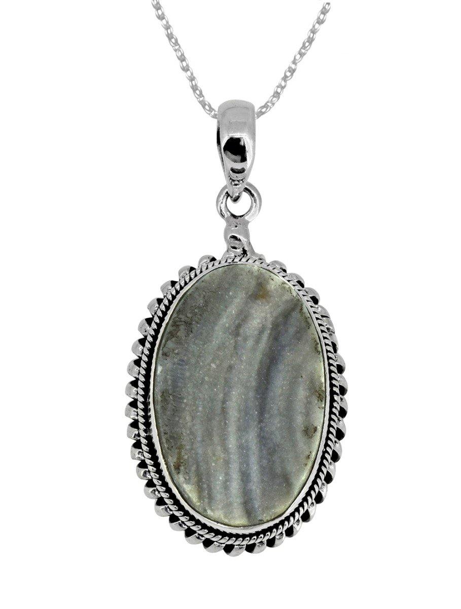 2" Desert Druzy Quartz gemstone chain Pendant - YoTreasure