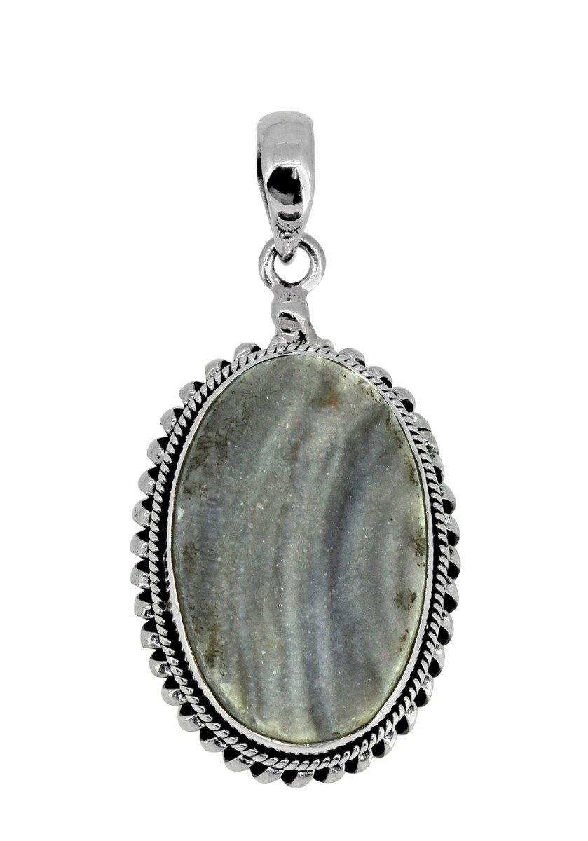 2" Desert Druzy Quartz gemstone chain Pendant - YoTreasure