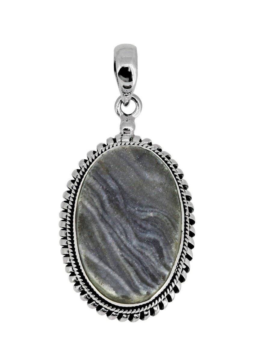 2" Desert Druzy Quartz gemstone chain Pendant - YoTreasure