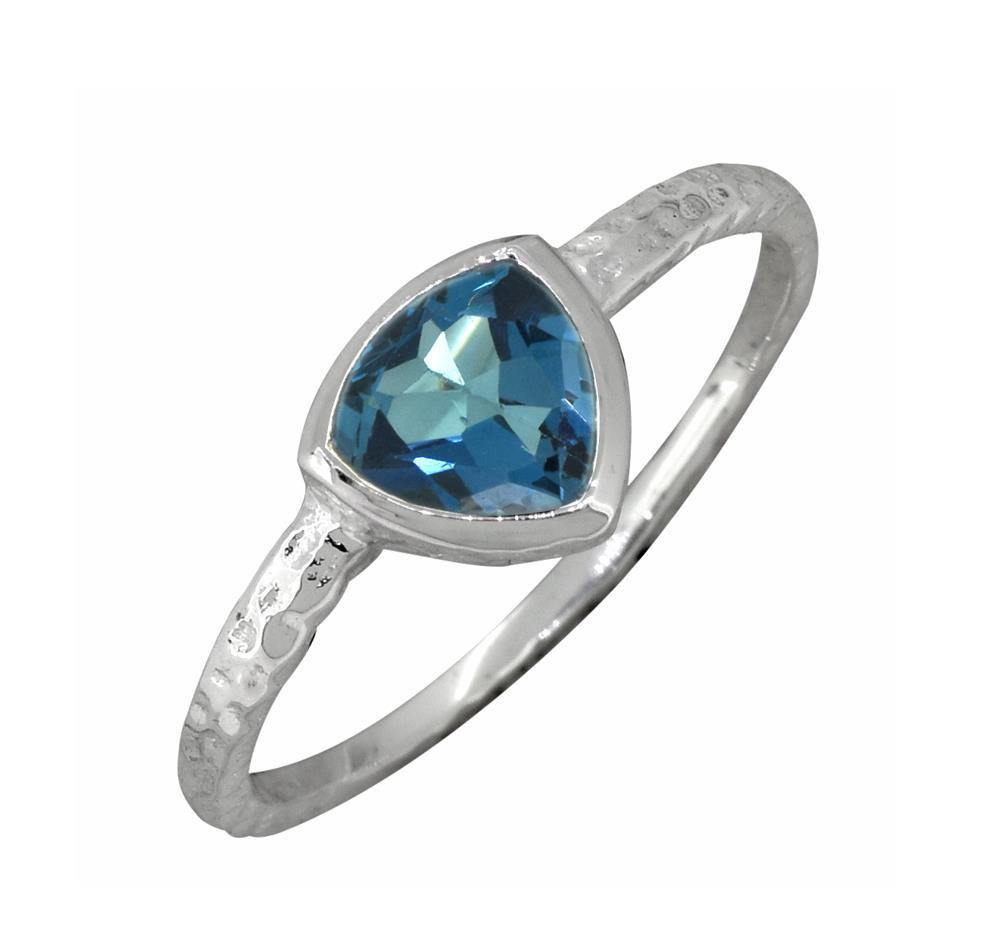 London Blue Topaz Solid 925 Sterling Silver Ring Jewelry - YoTreasure