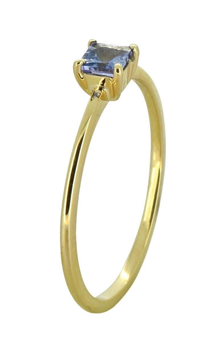 Tanzanite Solid 10k Yellow Gold Ring Jewelry - YoTreasure