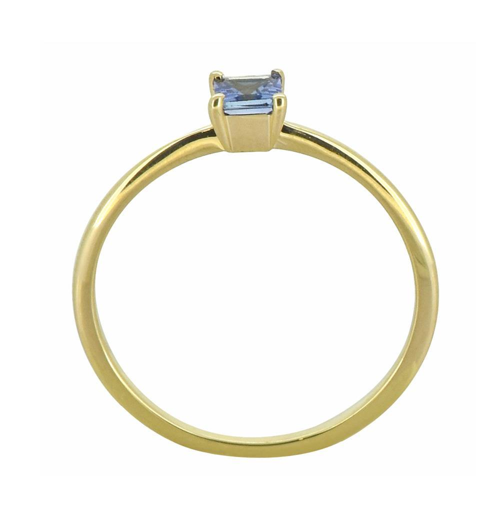 Tanzanite Solid 10k Yellow Gold Ring Jewelry - YoTreasure